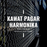 Kawat- Kawat Pagar Harmonika Galvanis Tinggi 2 Meter