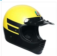 AGV X101 DUST MATT YELLOW BLACK | HELM FULL FACE | HELM CAKIL AGV