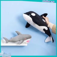 【NEW COD】40/50cm Simulated Sharks Whales Plush Toy Soft Plush Pillow Shark Whale Plushie Dolls Sleep