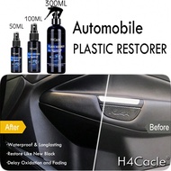 H4Cacle Plastic Restorer Back To Black Glossy Car Cleaning Products Auto Polish And Repair Coating R