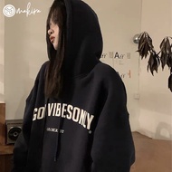 [S - 7xl] Korean Style Goodvibesonly Women'S Hoodie Oversize Size S M L XL 2XL 3XL 4XL 5XL Latest Th