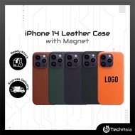 Magnetic iPhone 14 Leather Casing for iPhone 14 14 Pro Max 14 Pro 14 Plus leather casing
