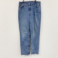 Levi's 550 กางเกงยีนส์ ซิปหน้า สีอินดิโก้ สินค้ามือสอง