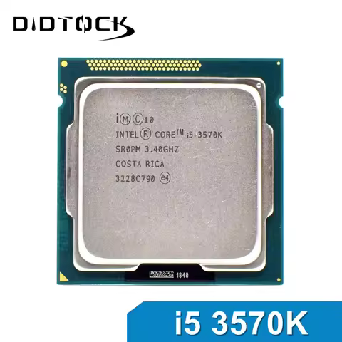 Intel Core i5 3570K 3.4GHz 4-Core 4-Thread CPU 77W Socket LGA 1155 Desktop Processor