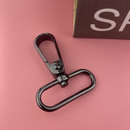 Bag Spare Parts Dog Collar Hook DIY Size 3.5 Cm Oval Base Glossy Black ** (992B02006)