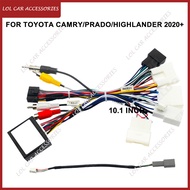 For Toyota Harrier/Highlander/Camry/Corolla 2020+ Car Radio GPS MP5 Player Android Power Cable Canbu