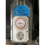 Heles 24 Hour Timer Electric Timer/ Plug-in Timer/