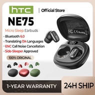 HTC NE75 AI Smart Real-Time Translation Bluetooth Earphone Noise Canceling Earbud Wireless Earphone 