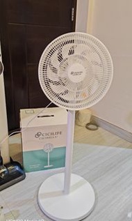 全新品牌CICILIFE CICIBELLA 座地風扇，型號 FD25-270  扇葉十五片超涼快

功能特色：設有 3 檔風速調節，並可調節高度$230另一部全新未拆封紙箱包裝
