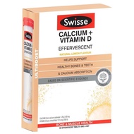 Swisse Ultiboost Calcium + VItamin D Effervescent 60 Tablets