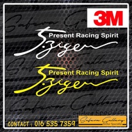 sticker kereta 3M reflective 5zigen car sticker design car decals sticker bodu bumper