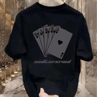 2024 Baju Cotton LUCAS OIL MOTOR ADULT T-Shirt / LUCAS OIL Dusty Pink COD