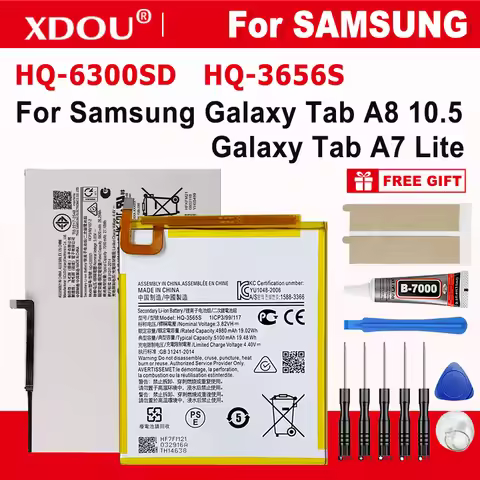 Brand New HQ-6300SD/HQ-6300NA HQ-3565S Replacement Battery For Samsung Galaxy Tab A8 10.5 Tab A7 Lit