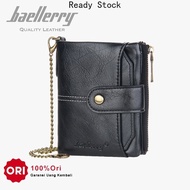 【Ready Stock】BAELLERRY D3231 Men's Wallet Short Wallet Made of Premium  Leather  20260103【Amore Bags