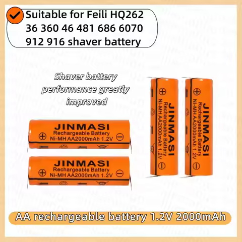 1-10PCS 2.4V Ni-MH Battery For Philips BodyGroom 7100 TT2029 TT2030 TT2036 TT2040/32 PG350 Shaver Ra