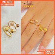 Cincin Wanita Korea Titanium Anti Karat Cincin Korean Style