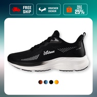 ZOCKER ULTRA LIGHT Black Running Shoes, Super LIGHT, Super Durable, Super Bouncy (Free Zocker Socks)