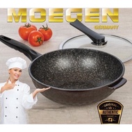 Wok Pan mogen germany/Wok Pan 30cm MARBLE Coating