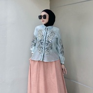 DAVINA SHIRT FLOWER EMBROIDERY