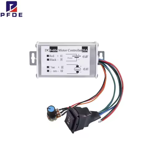 DC 9V-60V 12V 24V 36V 48V 60V Motor Pulse Width Modulator RegulatorDC Motor Speed Controller,Brush M