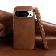 Retro For Google Pixel 10A Case 10Proxl 9Pro 8A 7Pro 6A Luxury Genuine Leather Cases For Pixel 10 Pr