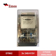 EMES DT862 3 PHASE 15(60)A KWH METER (ANALOG TYPE) Kilowatt-Hour Meter