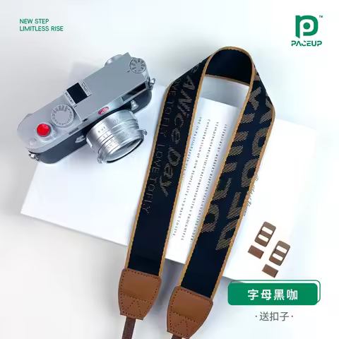 Camera Strap Embroidery Classical Shoulder Neck Straps for Canon Nikon Sony Alpha 1 Mark II A9 Fuji 