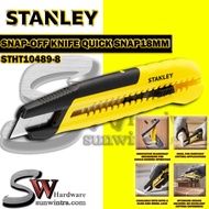 Stanley 18mm Cutter with Integrated Blade Break System Snap-Off Cutter Quicker Snaps STHT10489-8