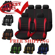 (Full set) Seat Cover-Proton Wira-Aeroback 1.3 (Car Seat Cover / Sarung Kusyen Kereta) 9PCS Seat Cov