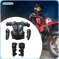[mojotorw7] Kids Motorcycle Suit Armour Vest Guard for Motocross Skateboard Skiing