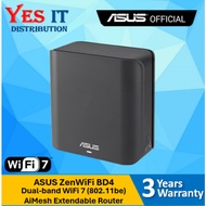 ASUS ZenWiFi BD4 Dual-band WiFi 7 (802.11be) AiMesh Extendable Router | ( Black / White )