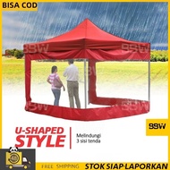 TENDA Sales Tent Complete Set Folding Tent Wall Bazaar Tent Outdoor Gazebo Tent Trade Show Sales Ten