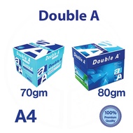 SPECIAL OFFER! Double A Copier Paper A4 Size | Printing Paper | 70gsm 80 gsm (5 Reams | 1 ctn)