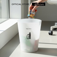 DKW by BanBaan Round Trash Can No Lid 9 Liters (Many Colors Available) Durable Beautiful HH-204(P -1