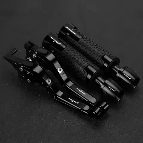 Motorcycle Accessories Brake Clutch Levers Handle Bar End Grips Caps CNC for Bajaj PulsaR PulsaR 200