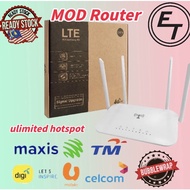 Unlocked Unlimited Hotspot 4G LTE CPE Modem Router MOD Wifi unlock Modified b40 #digi #maxis #umobil