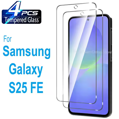 1/2/3/4Pcs For Samsung Galaxy S25 FE HD Tempered Glass