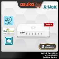 D-Link DES-1005C 5-Port 10/100 Desktop Network Switch