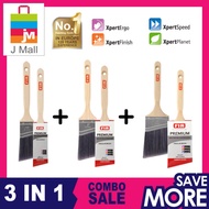 [ COMBO SALE ] 3PCS FIA Professional Paint Brush Premium Wooden Handle Angular Brush 100% Synthetic 