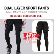 ROOFLESS Running Pants Men Seluar Running Lelaki Tight Pant Man Seluar Tight Lelaki Jogging Pants Se
