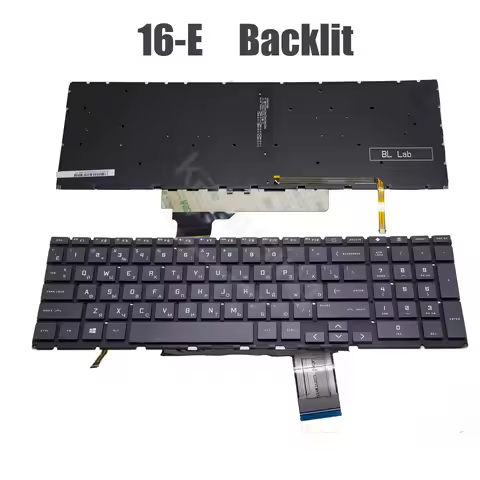 US Russian Spanish Latin Keyboard for HP Victus 16-e0078ur 16-e ‎16-e0010nr ‎16-e0043nr 16-e0075ax 1