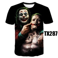 The new horror movie Chucky T-shirt printed Guy Joker T-shirt casual street clown Tshirt