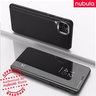 NUBULA For Samsung Galaxy M33 5G | Galaxy M53 5G Flip Casing Luxury Plating Mirror Clamshell Galaxy 