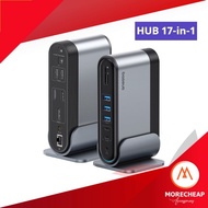 Cheap/Authentic Baseus 17 in 1 HUB Type C to Multi HDMI RJ45 VGA USB 3.0 Docking Station