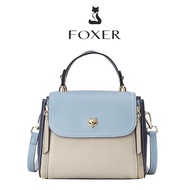 FOXER Women Genuine Leather Handbag Top Handle