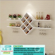 Get gifts/ST-⛵New Wine Cabinet Wine Rack Decorative Rack Hanging Wine Rack Wall-Mounted Wine Rack Re