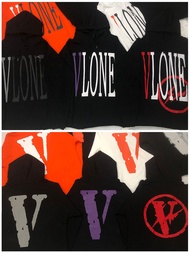 [FreeShipping]High Quality vlone sweatshirt pullover Hiroshi Fujiwara lightning smoke Wang Yibo loose big V hoodie