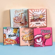 Commercial 7-inch, 8-inch, And 9-inch Corrugated Pizza Box, Pizza Takeout, Tinfoil Disposable Packag
