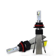 Roadsun HB1 LED 15000LM สว่างมาก2ชิ้นH10 HB3 9005 H3 H11 H8 H9หลอดไฟหน้า150W พร้อมไฟสีขาวเย็น6000K