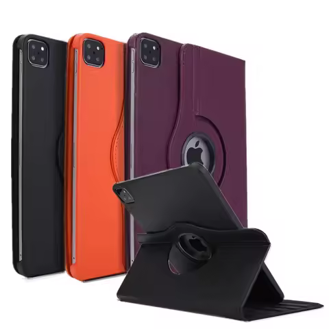For iPad Air Pro 13 12.9 Case 360 Rotating Leather Stand Cover For iPad Pro 12 9 inch 2021 2020 2018